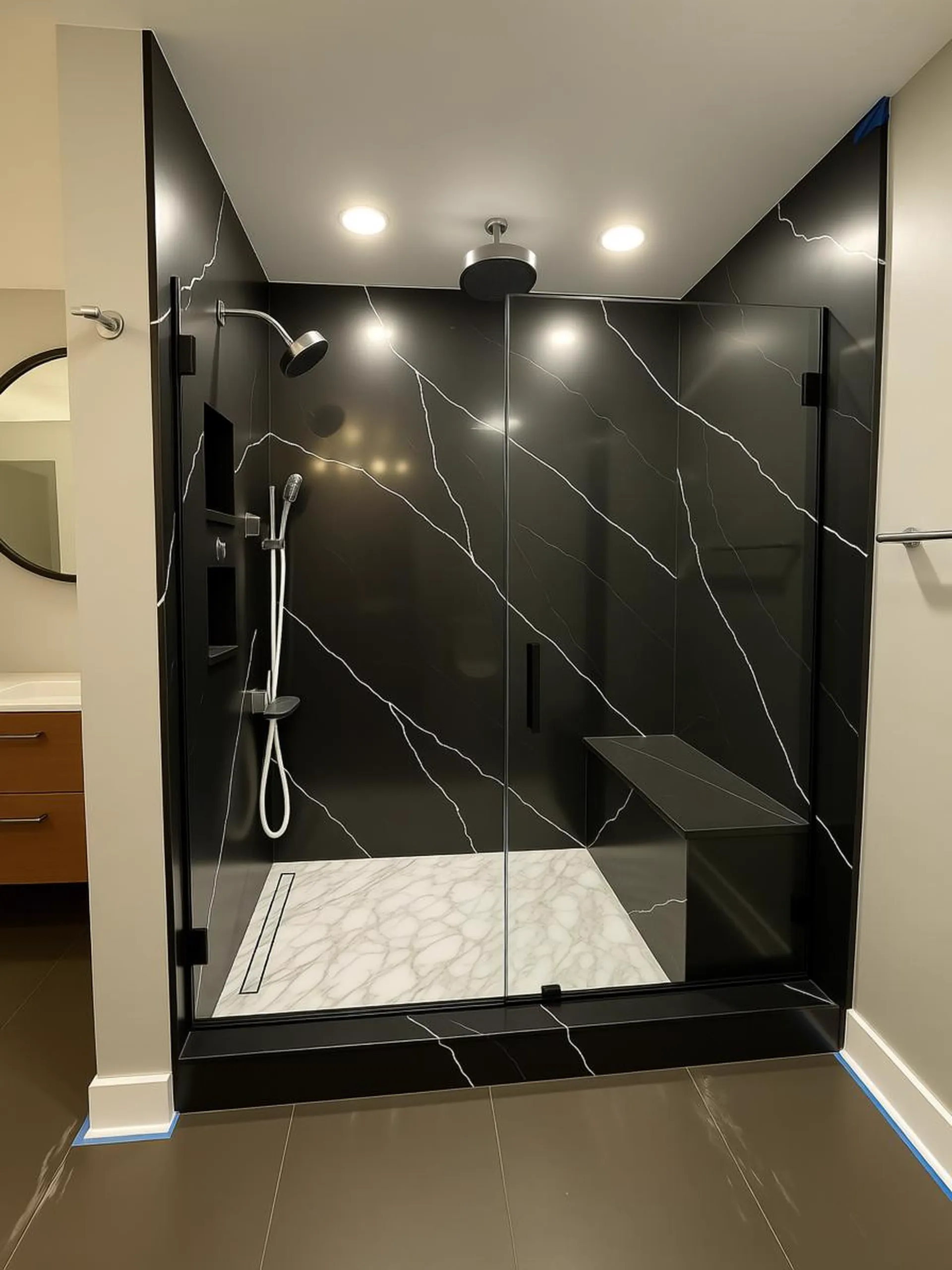 Bathroom Conversion: Tub to Smart Walking Shower