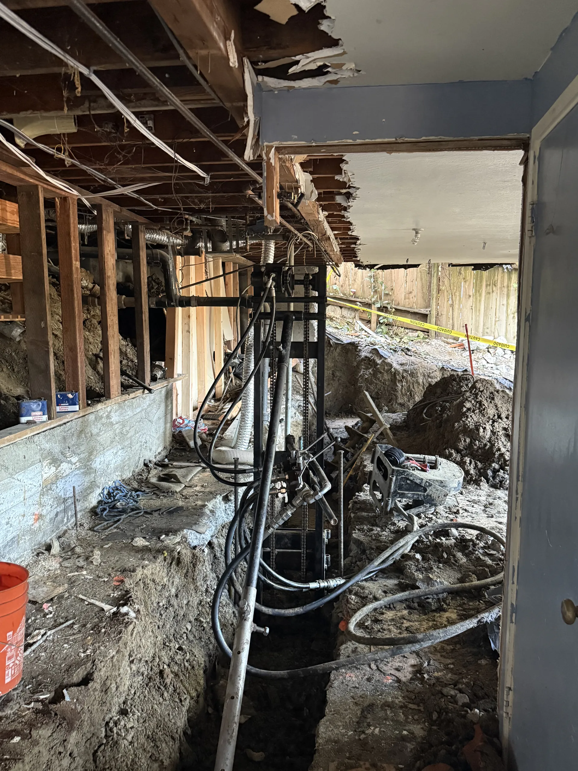 Complete House Foundation Replacement with House Jacking — Image 16