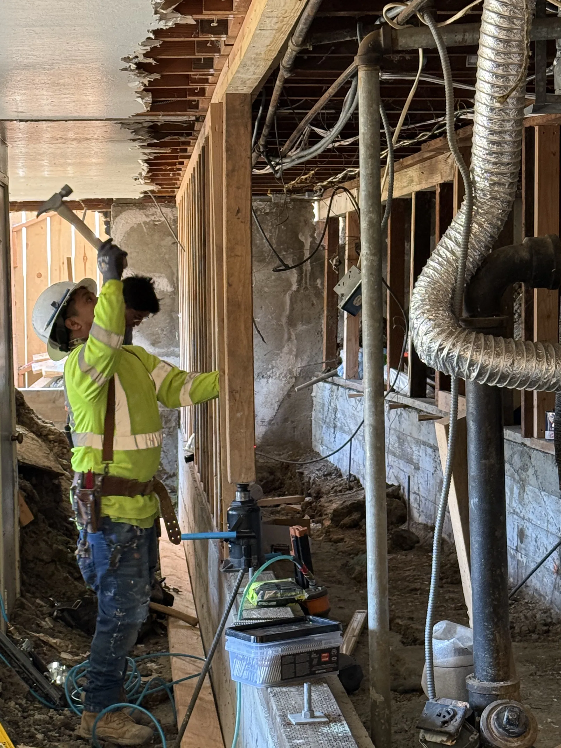 Complete House Foundation Replacement with House Jacking — Image 42