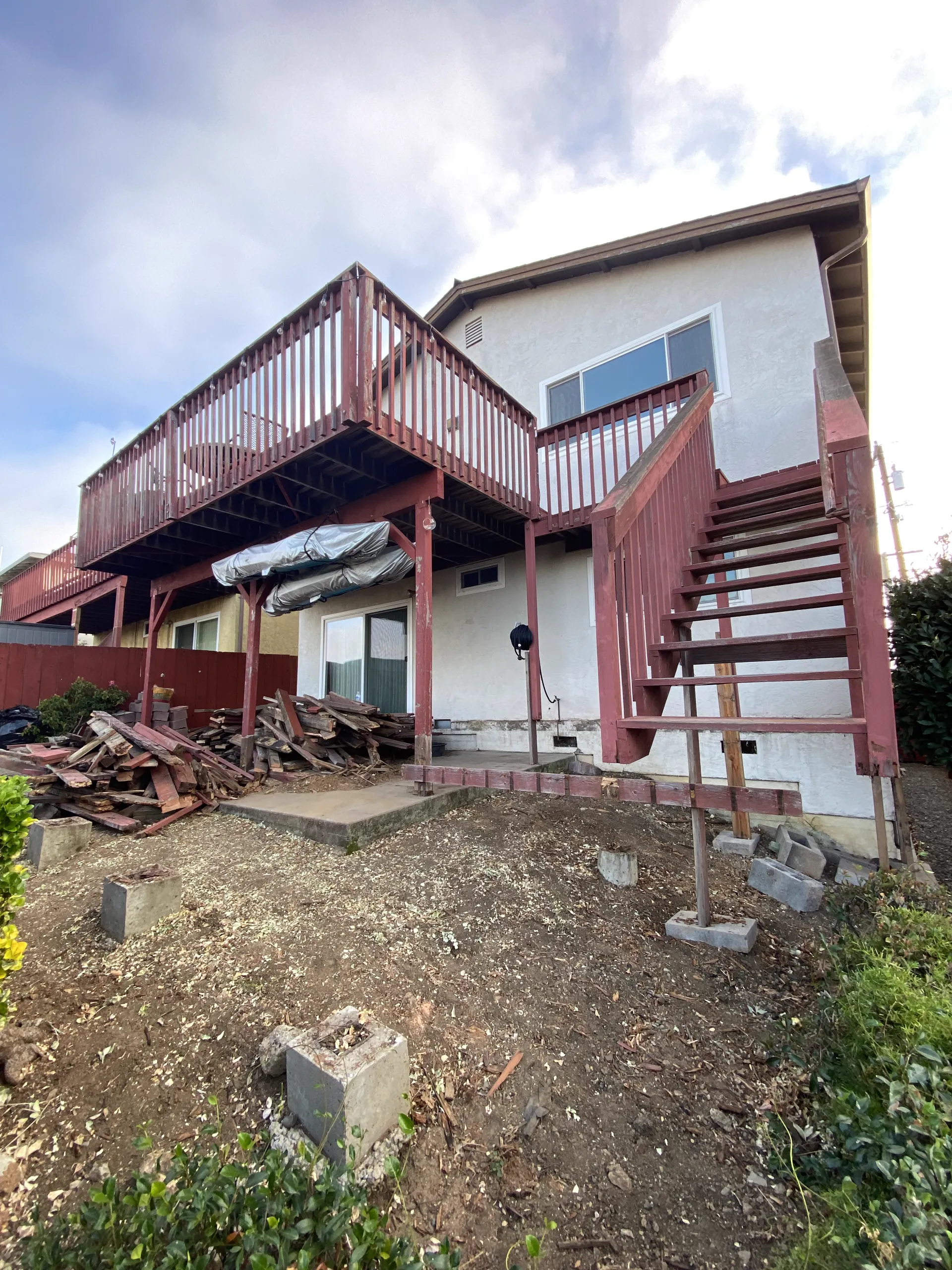 Renovation of Wooden Deck and Trax composite decks — Image 2