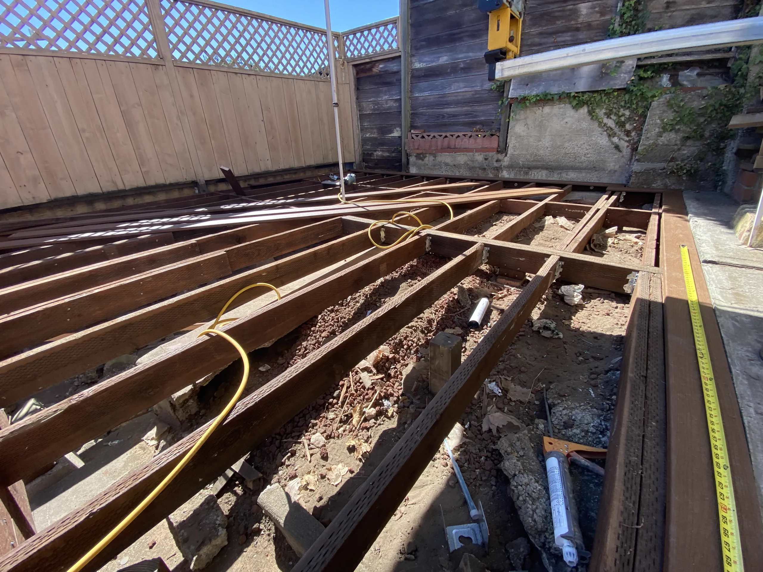 Renovation of Wooden Deck and Trax composite decks — Image 5