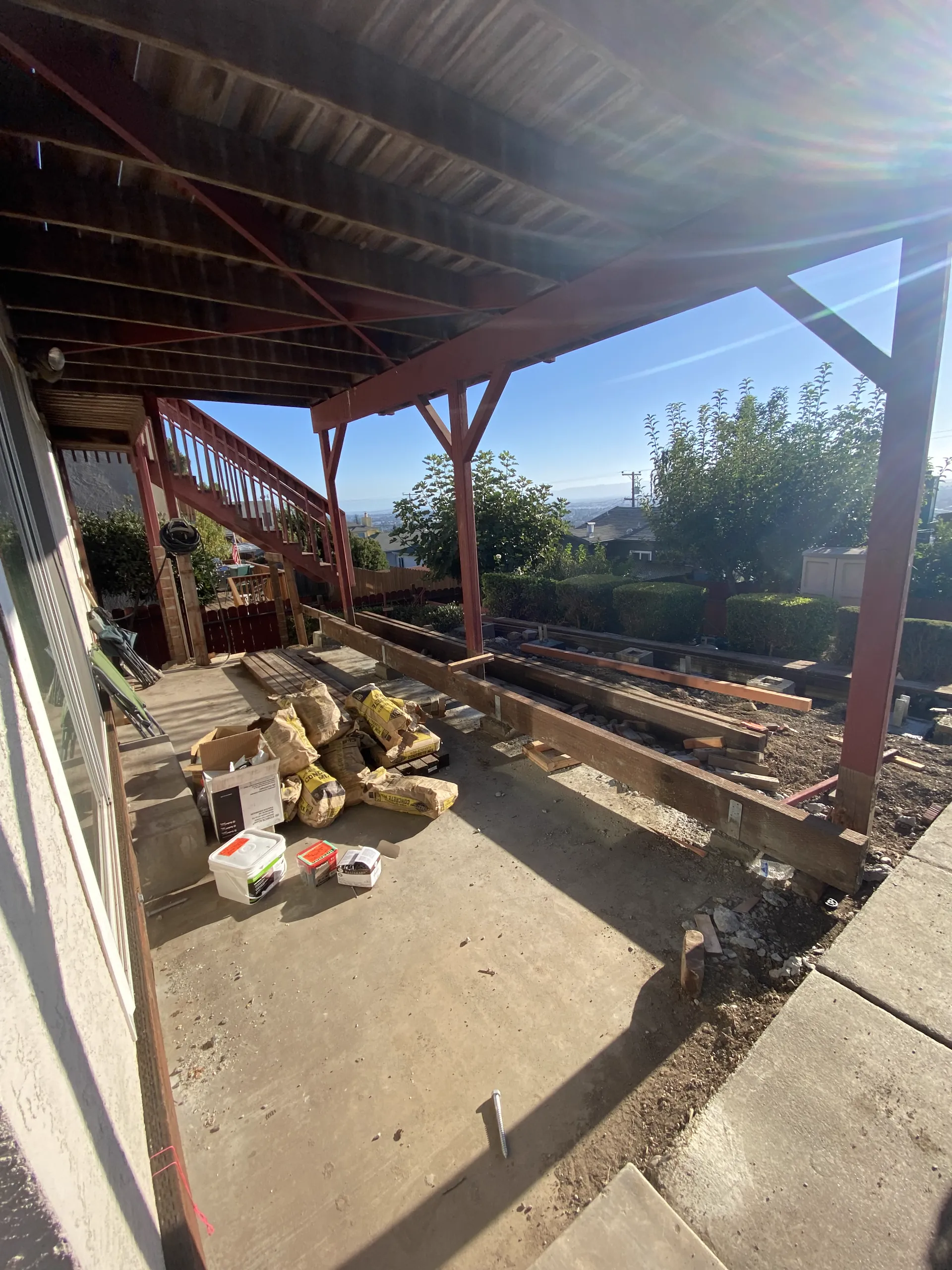 Renovation of Wooden Deck and Trax composite decks — Image 6
